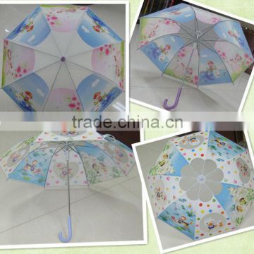 lovely flower style 485mmx8k auto open EVA umbrella