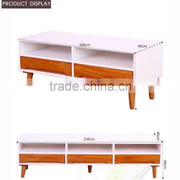 High Gloss Used Living Room White MDF TV Stand photo-6