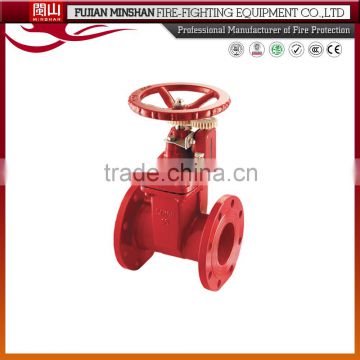 DN100 cast iron Rising stem gate valve