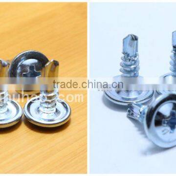 China manufacture wafer head self drilling screw Tek screw