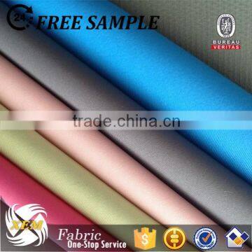 PA coated micro peach skin fabric for school bag/polyester microfiber fabric/shoulder bag fabric