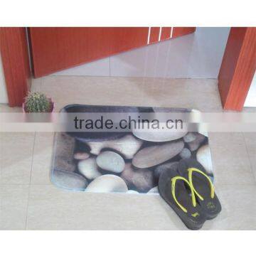 New Style Polyester Leaf Printed Home Decorative Bath Rugs photo-6