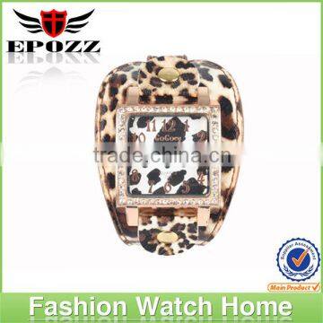 Hotsale popular ladies large fashion watches leather watch