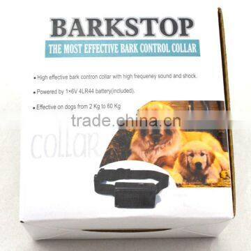 Black Nylon X818 vibration dog anti barking collar for sale