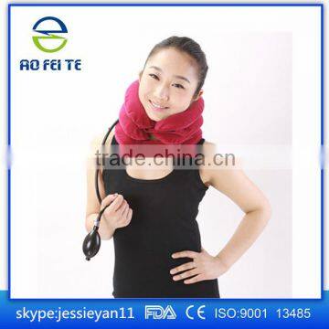 Portable Cervical Collar Neck Support Brace Air Traction Collar For Pain Release photo-2
