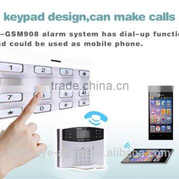 Preset Max 6 Group of Alarm Numbers 433mhz Security Home Centrale Alarm System Wires