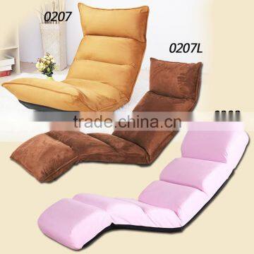Japanese memory foam legless floor sofa with 5 positions adjustable backrest