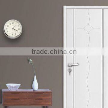 Pure white color interior wood doors for room