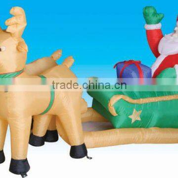 Inflatable Santa with Sleigh