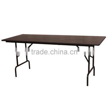 Rectangular narrow folding table with top quality