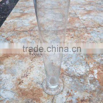 24 inch glass vases for flower arrange, wholesale clear glass bud vases