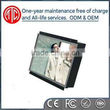 19inch indoor multimedia open frame lcd advertising display screen