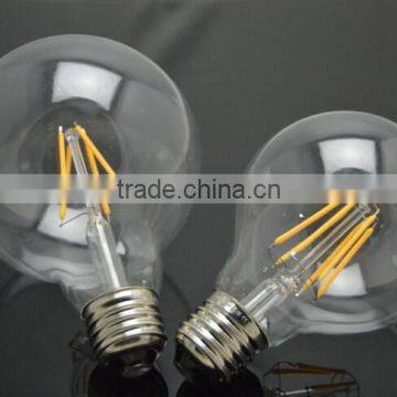 2015 Newest Design LED Filament Bulb G95 12V Dimmable 6W 8W 2700K/3000K/6500K LED filament lamp with high lumen