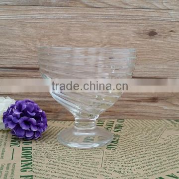 high quality clear ice cream glass cup with 300ml volume from Bengbu Cattelan Glassware