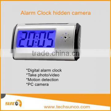 Multi-function Alarm clock hidden camera, clock camera