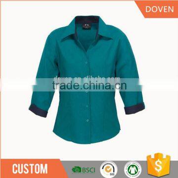 Manufacturer for ladies formal shirt design