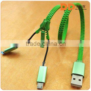 Both Ends Micro and 5 Pin Usb Zipper Type c Cable Suitable for Apple Usb Cable for Android Phone photo-5