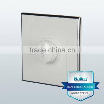 Wenzhou Manufacturer Pure White With Silver Ring Fan Dimmer Switch photo-2