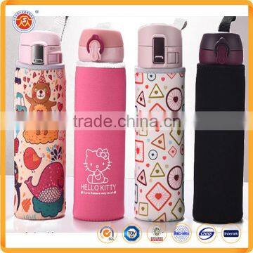 500ML Neoprene Water Bottle Carrier Insulated Cover Bag Holder Strap Travel