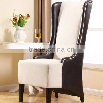 high back wooden dining chair for sale lobby furniture TC4004