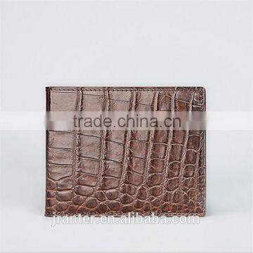 2016 Latest New Real Crocodile Leather Men Bifold Wallets,Custom Leather Wallet for Men