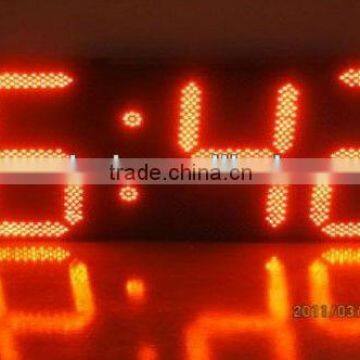 Hot alibaba cn outdoor led display for time date temperature