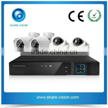 DVR/HVR/NVR All in one AHD DVR and 720P AHD Camera, Analog camera, IP Camera Kit Security System