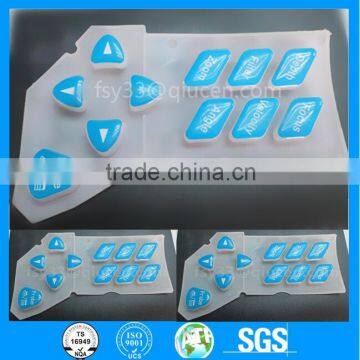 OEM custom silicone rubber waterproof numeric keypad waterproof