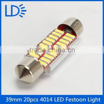 Auto lamp 39mm 20SMD 4014 led car roof top light