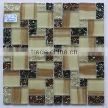 ice crackle glass mosaic tile