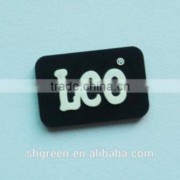 handmade PVC rubber patch for garment vest