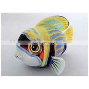 factory wholesale realistic 3D plush cross stripe flatfish toy stuffed animal toy cross stripe flatfish soft toy