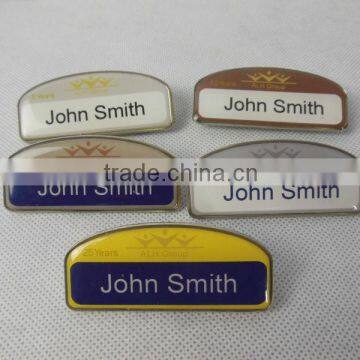 Customized Design Kirsite name badge