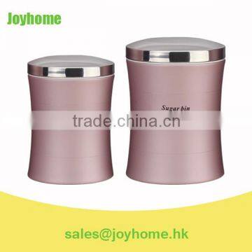 purple stainless steel 3L 5L sugar bin