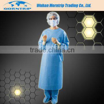 Nonwoven Doctor Hospital Gowns For Sale Disposable Green Sterile Disposable Surgical Gown