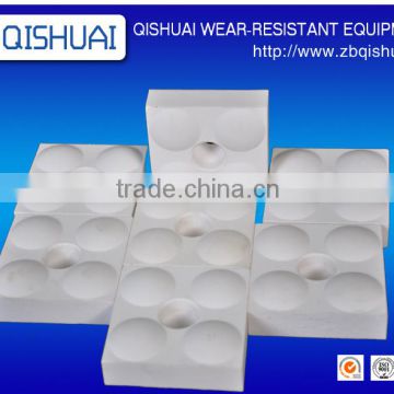 Mining abrasion&impact resistant Alumina Ceramic Lining Tiles Bricks