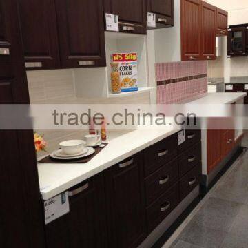 High glossy PVC kitchen cabinet