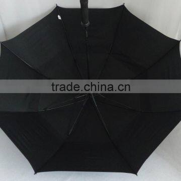 2 Layer Straight Windproof Automatic Parasol Golf Umbrella