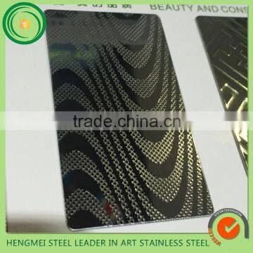 Custom Embossed Stainless Steel Decorative Wall Panel Sheets for House decoration Wall Covering