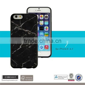 3D Knight Latest Design High Quality TPU Natural Marble Stone Thinnest Marble for iPhone 6s Case