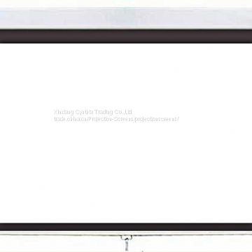 wall mount screens manual screen with matte white fabric manual self lock screens with cheap price and best quality