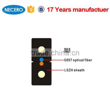 Figure-8 G657A1 4core LSZH and FRP Strength member FTTH Drop Cable