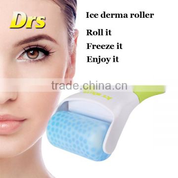 Newest skin cool ice derma roller with plastic roller head