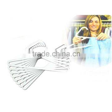 Cheap Solid Home Essential Convenient And Practical Pants Coat Plastic Clothes Hanger photo-3
