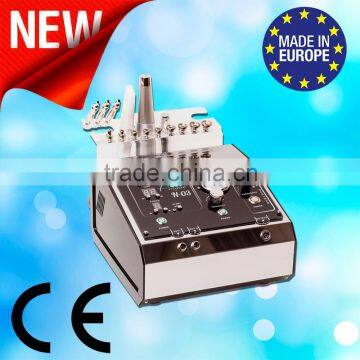 Multifunctional Beauty Machine: Ultrasonic Scrubber + Needle-free Mesotherapy + Diamond Dermabrasion - Alvi Prague N-03