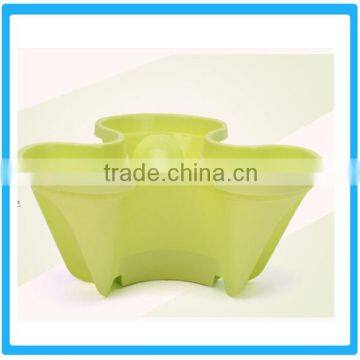 High quality plastic stackable flower pot vertical plant pot