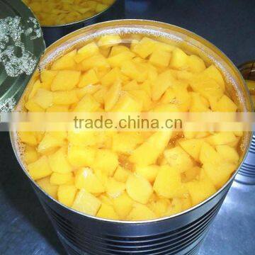 hotsale new crop canned yellow peach dice