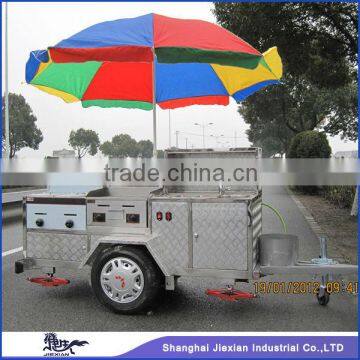 JX-HS200C Stainless Steel Hot Dog Mobile Cart for Sale photo-3
