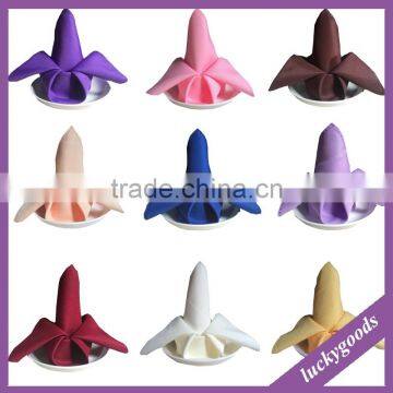 wholesale solid color 48x48cm table napkin for restaurant and party decoration