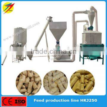 Small farm poultry feed production line feed mill equipment with price